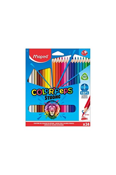 Maped Creioane colorate Color'Peps Strong 24 culori/set