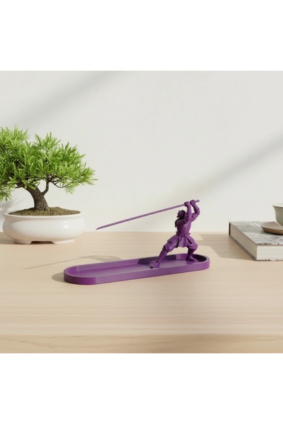 OEM Suport Bețișoare Parfumate Decorativ Samurai Imprimat 3D