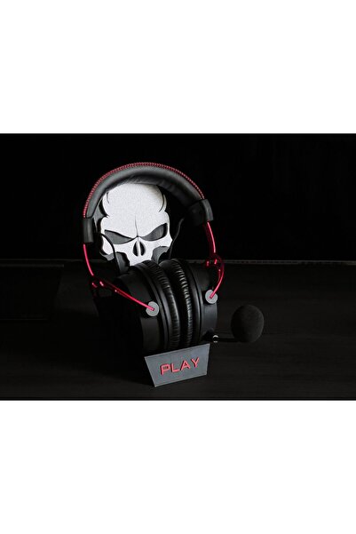 SEKO COMPANY Kuru Kafa Dekoratif Gamer Kulaklık Standı - Kulaklık Tutucu- 24 cm