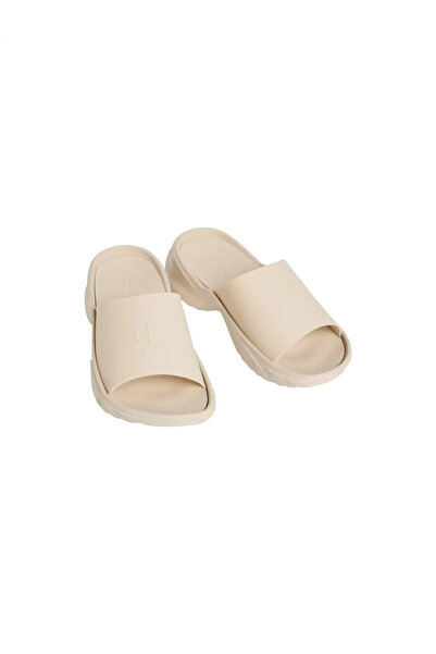 Calvin Klein RECOVER RUNNER FF TP Bej Kadın Terlik