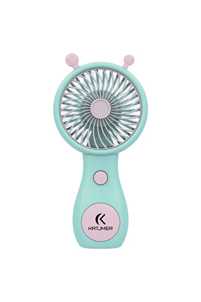 KATJMER KTFN-18 Şarjlı El Fanı Sevimli Tasarımlı Taşınabilir Mini Serinletici...