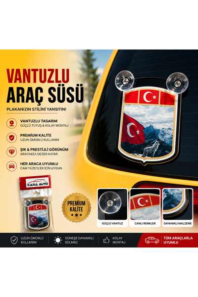 OTOYOL ملصق Börü Kemik Arma لتزيين السيارة، ملصق زخرفي لباب السيارة، شعار ذو ...