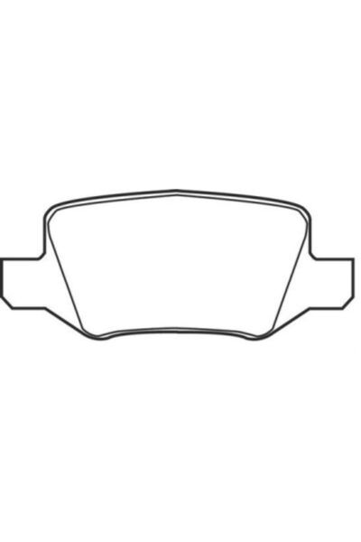 SRLine Placute frana Mercedes Clasa A (W168), Clasa A (W169), Clasa B (W245),...