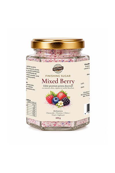 SpiceFusion Zahăr Aromatizat Mixed Berry - Finishing Sugar