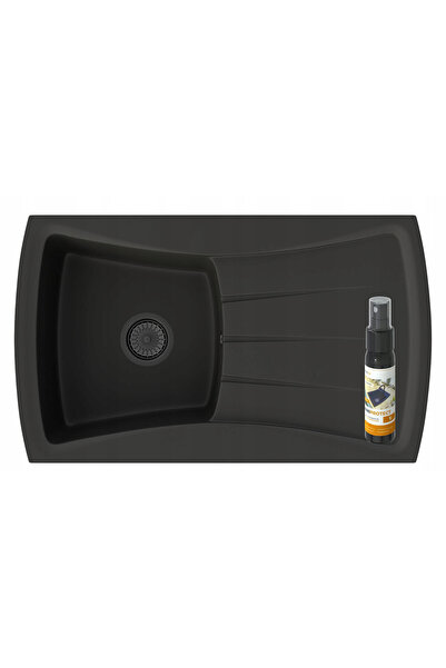 Granitan Pachet Chiuveta, Granit, New Line, 813x482x190mm, Negru, 1 Chiuveta/...