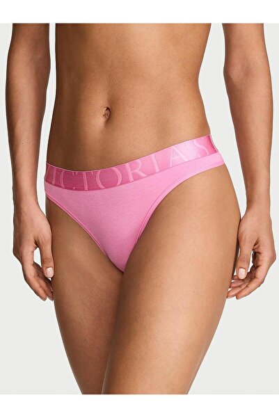 Logo Detailed Cotton Thong