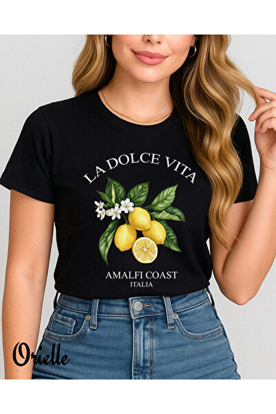 Orielle Tricou Negru Dolce Vita