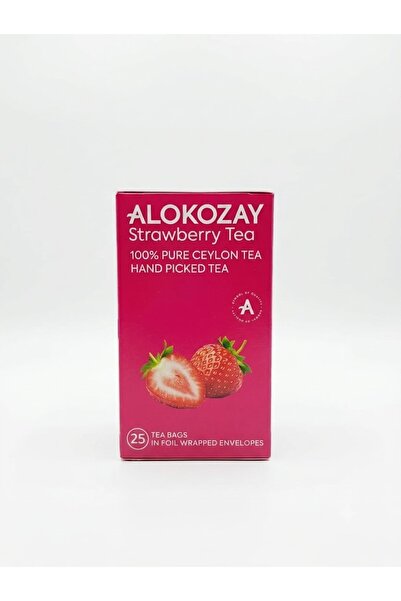 Alokozay (Box )Alokozay Strawberry Flavored Tea - 2*25 Bags