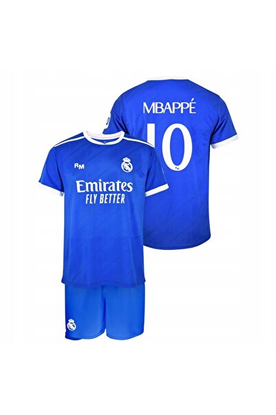 Real Madrid Echipament sportiv copii, Real Madryt, Poliester, Albastru, 128 CM