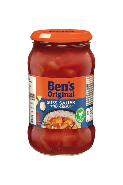 bens original Η Αυθεντική Γλυκόξινη Σάλτσα της Μπεν με Επιπλέον Λαχανικά, 400γρ.