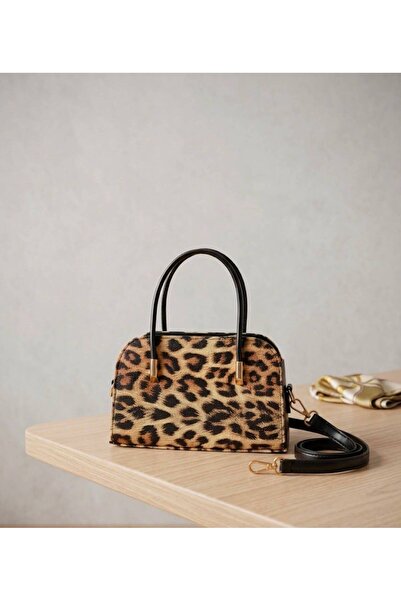 addy Leopar Luna Mini Handbag and Shoulder Bag with Strap