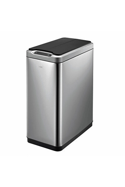 EKO Coș de gunoi cu senzor, EKO, Phantom, 20+20 litri, 2 compartimente, inox