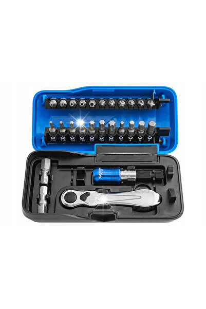 King Tony Set de biți cu clichet 1/4, 26 piese