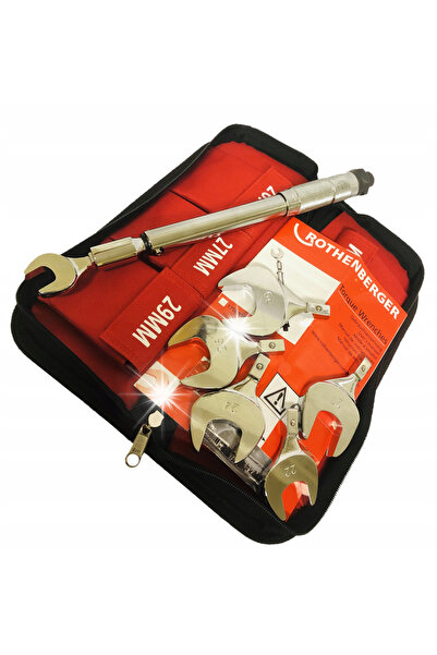Rothenberger Set de chei dinamometrice cu capete 17-29 mm 1750.01