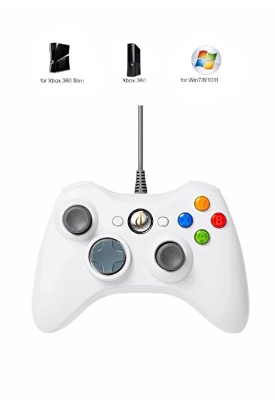JOYCOR X360 Uyumlu Kablolu Oyun Kolu PC ve Konsol Joystick - 1.8 Metre Kablo ...
