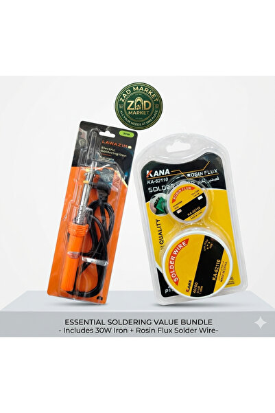 KANA Professional Soldering Iron Set (30W) with Soldering Iron Tip and Tin "K...