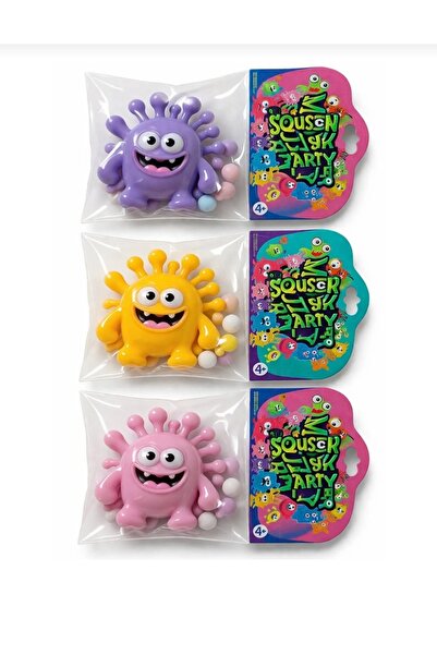 YDNE Squishy Canavar Figürlü Rengarenk Stres Oyuncağı Mojmoj 9 cm 1 Adet