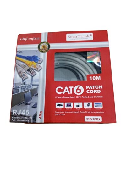 Smartlink Smart link CAT6 Patch Cord 10M High Speed Ethernet Cable RJ45 LAN C...