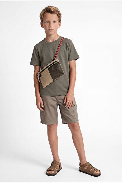 PAULMARK Boy's Elastic Waist Pocket Shorts