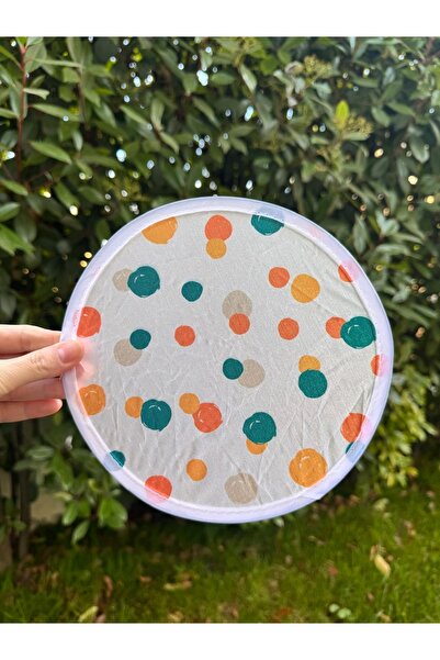 winingo 2Y Shop Yeni Nesil Desenli Katlanabilir Çantalı Yuvarlak Yelpaze (20 cm)