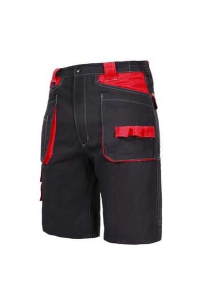 Lahti Pro Pantalon Lucru Bumbac Scurt / Negru - 3xl/h-194