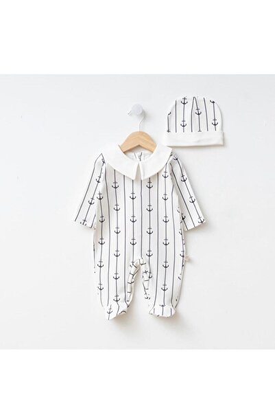 baby long Çapa baskılı erkek bebek tulum