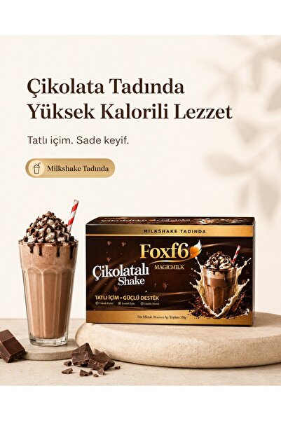 Foxf6 magic milk shake çikolatalı