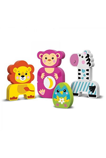 Kids Hits Jucărie din lemn Maimuță și Prietenii