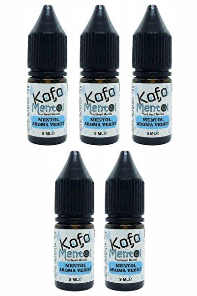 Kafa Mentol Mentol Aroma Vericisi 9 ML x 5 Adet ( Sıvı Damlalıklı )