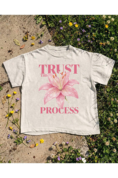Grafftee Clothing Trust Process Printed Unisex Oversize T-Shirt