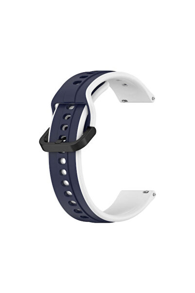 OEM Δίχρωμο λουράκι σιλικόνης μαύρο (Mi Watch)