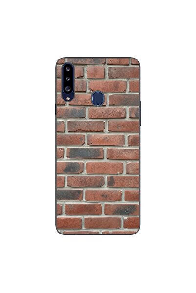 OEM Husa compatibila cu Samsung Galaxy A20S Silicon Gel Tpu Model Brick Wall