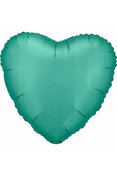 AMSCAN Balon folie Lustre Verde Jad inima 43cm 9914105