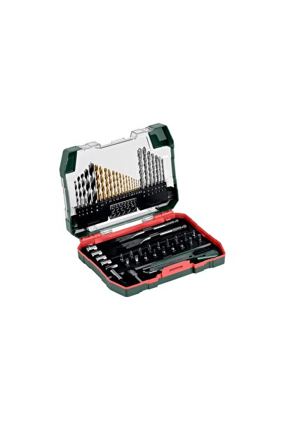 Metabo Set de burghie și vârfuri 55 piese.