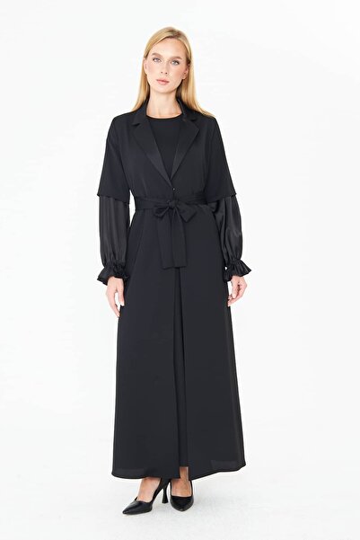 Saten Abaya İçlik Takım