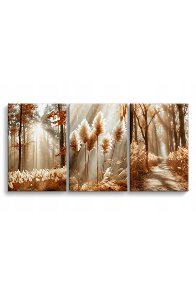 DecoWalls Set Tablouri Forest Landscape, Deco Walls, Digital Print, Pentru Ca...