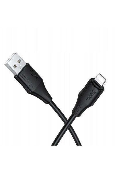 hoco. Cablu de încărcare USB A la Lightning Hoco 2,4A 1 m X124 negru