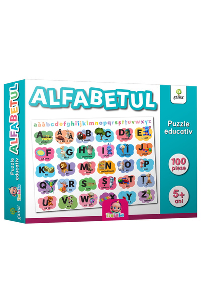 Editura Gama Puzzle educativ cu alfabetul, - Editura Gama
