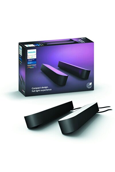 Philips Hue Lampă de birou LED Ambiance Play 6W 530 lm Negru 2 bucăți