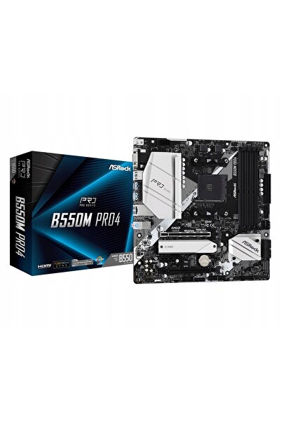 Kraft&dele Placă de bază ASrock B550M PRO4 micro ATX AMD Ryzen AM4 4x DDR4