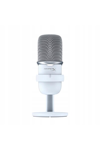 HyperX Microfon de birou SoloCast USB Stream Alb