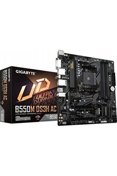 Kraft&dele Placă de bază Gigabyte B550M DS3H AC micro ATX AMD Ryzen AM4 4x DDR4