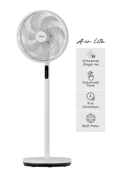 Xenon Smart Ayaklı Vantilatör Air Lite | Akıllı, WiFi, 12 Kademe, Kumandalı, ...