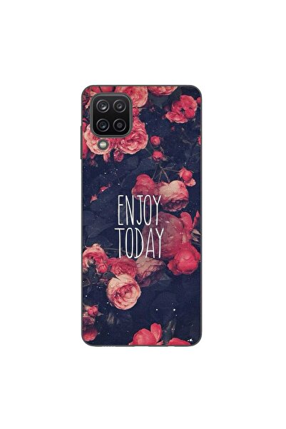 OEM Husa compatibila cu Samsung Galaxy A12 Silicon Gel Tpu Model Enjoy Today