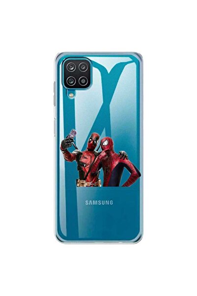OEM Husa compatibila cu Samsung Galaxy A12 Silicon Transparenta Model Deadpoo...