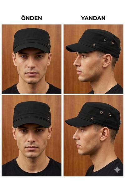HWNLİFE Women'S-Men's Star Black Hat Che Guevara