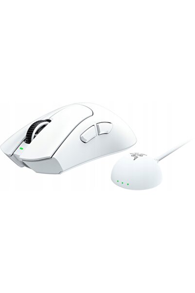 Kraft&dele Mouse wireless Razer DeathAdder V4 Pro Alb 45000 dpi Gaming