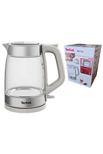 Tefalle Fierbător electric Tefal Glass Kettle KI605B30 1,7l 2200W de bucătărie