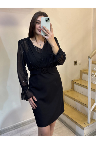 ROSSA Atlet Detaylı Duble Elbise