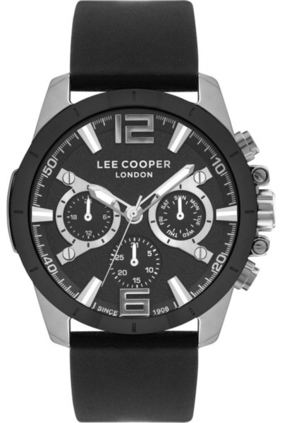 Lee Cooper ceas bărbătesc LC07613.351 — negru, la modă, pentru un cadou.